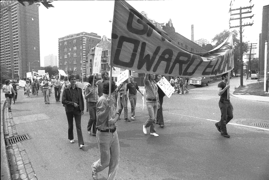 gay pride march toronto 1974