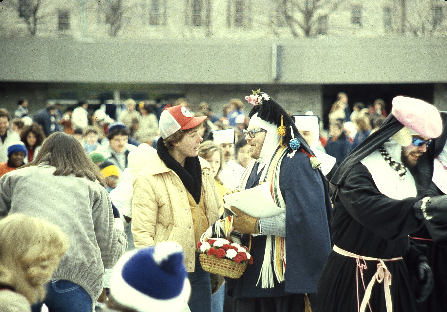 The Sisters of Perpetual Indulgence, gay nuns, skating party at Toronto City Hall