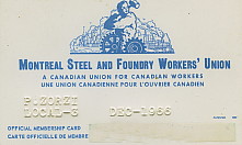 steelworkers union card