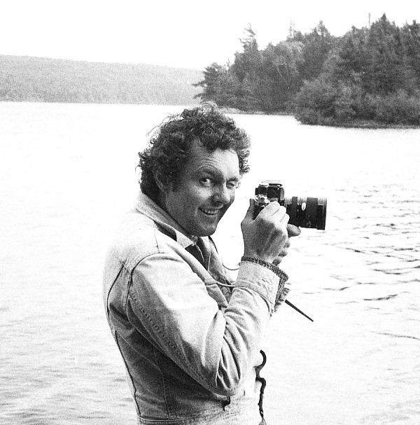 Charlie with camera mid-1980's