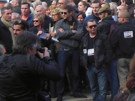 Marshals for anti same-sex marriage demonstration Marseille