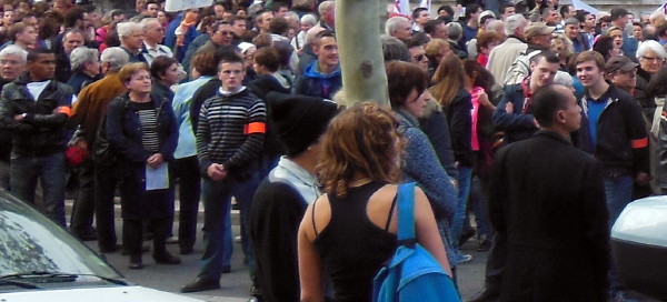 Marshals for anti same-sex marriage demonstration Marseille